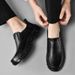 Men's Shoes Outdoor Big Head Leather Shoes Tooling Casual Shoes Low Top Cover Foot Surface Large Size Loafers Dad Shoes_vogvips.com