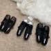 French Style Square Toe Mary Jane Shoes For Women In Autumn 2025, Paired Gentle Skirt And Flat Bottom Single Shoe With A_vogvips.com