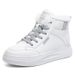 2025 New Winter High-Top Thick-Soled Sneakers Non-Slip Wear-Resistant Warm Casual Shoes For Women With Fleece And_vogvips.com