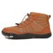 Women's Shoes Waterproof Snow Boots Men And Women Cold Proof Cotton Shoes Couples High Top Outdoor Plus Velvet Sports Shoes Barefoot Winter Shoes_vogvips.com