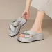 Hot Selling Thick One Piece For Women In The Summer Of 2026 New Exterior Soft Soled Rhinestone Comfortable Cool Slippers_vogvips.com