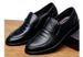 Men's Retro Round Toe Slip-On Dress Shoes Comfortable Office Footwear_vogvips.com