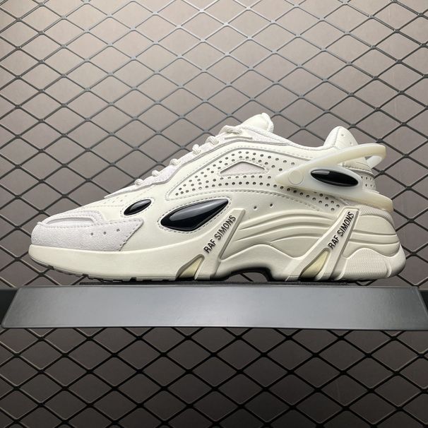 RAF Simnews Cylnew-21 Round-Toe Bubble Sneakers For Men Women In Asphalt Color, Black, And Red, Sports Casual Dad Shoes_vogvips.com