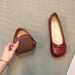 Gentle Style Soled Grandma's Summer 2025, New Soft Leather Flat Bottomed Butterfly Bow Pregnant , Single Shoes For_vogvips.com