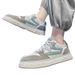 Men's Breathable Mesh Casual Sneakers - Lightweight Summer Shoes With Round Toe, Low Top Design For Daily Wear Sports Leather Shoes White Shoes Men_vogvips.com
