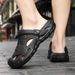 EVA Perforated Sandals Men, Large Size, New Summer Model, Breathable, Non-slip, Wear-resistant, Suitable For Outdoor_vogvips.com