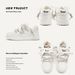Women's Shoes Niche Design Double Lace Bread Shoes, Casual And Versatile Unisex Couple Sneakers, Men's Shoes_vogvips.com