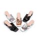 New Fashion Rhinestone Slippers Thick-soled High-heeled Women_vogvips.com