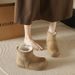 Winter Velvet Warm Snow Boots For Women, Thick Soled Non Slip Short Boots, Cotton Shoes, Height Increasing Boots_vogvips.com