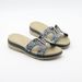 MS Women's Open-Toe Sandals With Rhinestone & Pearl Decorations - Comfortable Mid-Heel Slide Flip Flops For Summer, Casual Wear, Black/Brown_vogvips.com