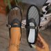 Women's Shoes Hollow Mesh Mary Jane Sandals Women's Pumps Summer Hot Style Round Toe Belt Buckle Flat Heel Single Shoes_vogvips.com