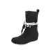 Women's Shoes Cowboy Boots Shoes Niche Height Enhancing Lace Up Boots For Women New Slimming Street Blasting Boxing Boots Genuine Leather Desert Boots_vogvips.com