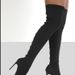 2024 Autumn Winter New High Heel Women's Large Size Over-the-Knee Knitted Long Boots_vogvips.com
