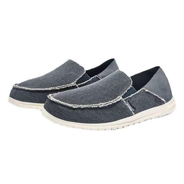 Euro Step Habib Bear Loafers Spring And Autumn Casual Canvas Low-top Round Toe Men's Shoes Breathable New Style_vogvips.com