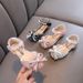 New Girl Princess Baby Student Bow Small And Large Children Show Dance Shoes Single Shoes_vogvips.com