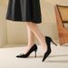 868-113 Korean Style Drop-shipping Women's High-heeled 2022 Winter New Pointed Toe Stiletto Single Shoes For Women_vogvips.com