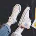 High Top Canvas For Women's Spring And Autumn New Student Korean Version Ulzzang Chaoharajuku Comfortable Board_vogvips.com