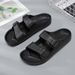 Size36-47 Couples Adjustable Soft Buckle Slippers For Men Flat EVA Slippers Lightweight Anti Slip Slides Dropshipping Shoes_vogvips.com