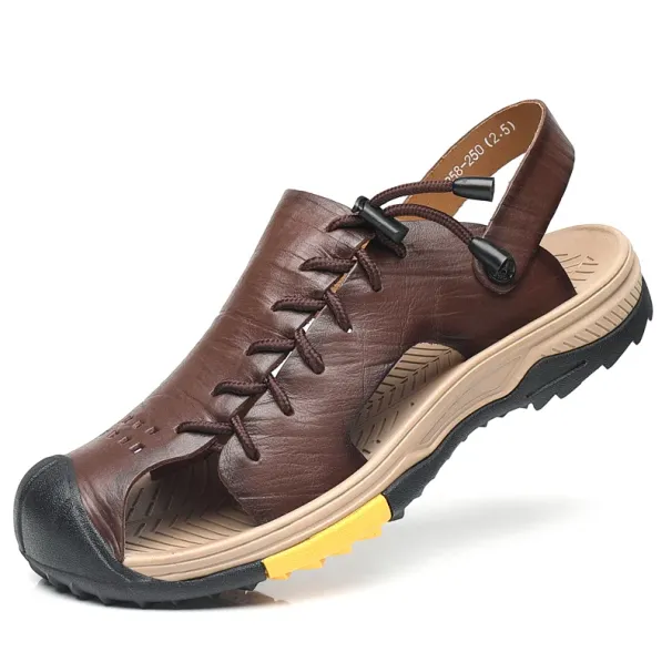 Fashion Summer Breathable Casual Outdoor Hikking Sandal Lightweight Men Slides Beach Sandals Size 38-46_vogvips.com