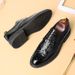 Suitable For All Seasons British Style Men's Formal Casual Fashion Autumn Breathable Trendy Shoes Banquet Dress Business New Model_vogvips.com