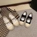 Star French Mary Jane Women's 2024 New Zhao Lusi Same Style Ugly-Cute Thick-Soled Mona Big-Toe Shoes_vogvips.com