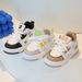 Boys Casual Board Shoes New High Top Girls Small White Shoes Soft Soled Baby Shoes_vogvips.com