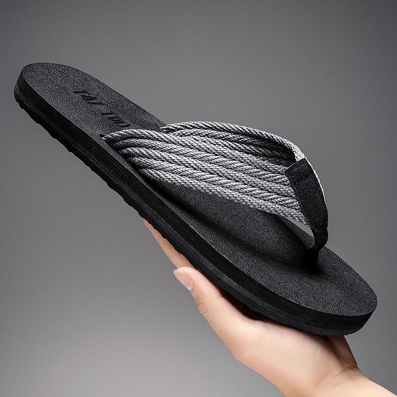 Plus Big Size 49 50 51 52 Flip Flops Men Slippers Chanclas De Hombre Claquette Homme Klapki Indoor Outside Beach Large_vogvips.com