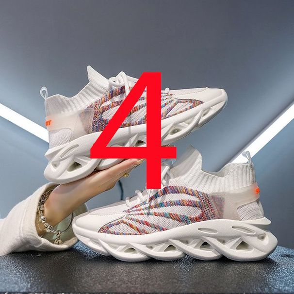 MCDV Men Sneaker Lightweight Breathable Meh Thick Bottom Men Shoe Comfortable Anti-lip Wearable Jogging Shoe Couple_vogvips.com