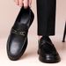 First Layer Cowhide Men's Autumn Business Casual Leather Shoes Commuting Versatile Breathable Non-Slip Slip-On Loafers_vogvips.com