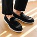 Men's Lazy Waist Loafers Comfortable Casual Shoes Suitable For Work And Daily Wear Wide Width Options Available_vogvips.com