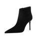 173-9 European And American Fashion Simple Stiletto High-heeled Suede Pointed Toe Sexy Nightclub Slimming Short Winter_vogvips.com