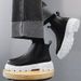 European Warm Series 2025 Martin Black Leather British Style Motorcycle Four Seasons New Boots Men's Shoes_vogvips.com