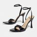 Women's High Heels Cross-Border European And American Supply Solid Color Slimming Waist Mules Pointed Toe Stiletto Four_vogvips.com