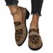 2024 Autumn New Foreign Trade Large Size Loafers European And American Leopard Print Elegant Suede Chunky Heel Slip-On_vogvips.com