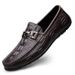 Leather New Style Simple Fashion Commuter Loafers Soft Sole Slip-On Business Casual Men's Shoes_vogvips.com