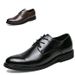 Round Toe Business Formal Three-Joint European Style Men's Leather Shoes_vogvips.com