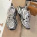 silver Women's Dad 2024 New Spring And Autumn Versatile Casual Sneakers Popular Height-Increasing Running Shoes_vogvips.com