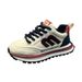 Men's Fashion Sneakers Thick Sole Platform Color Block Casual Retro Dad Shoes Trendy Athletic Walking Versatile Breathable_vogvips.com