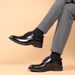 Euro Step Autumn Height Increasing Carved Brogue Business Formal Genuine Casual Men's Leather Groom Shoes_vogvips.com