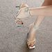 Strappy Fairy-style Skirt And High Heels For Women, Summer 2025 New Model, High-heeled Sandals With Thin Straps_vogvips.com