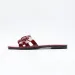 Design Slippers Cross Border New Women Flat Slippers Worn Outside Fashionable Woven Square Toe Rubber Sole Anti Slip One_vogvips.com