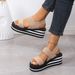 Women's Sandals Fashion Petite Size With Height Increasing Wedge Heel Platform For Summer_vogvips.com