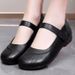 Single Shoes Beef Tendon Soft Sole Comfortable Non-slip Wear-resistant Flat Bottom Long Standing Not Tired Middle-aged Mother Shoes_vogvips.com