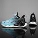 Men's Sports Leather New Shock Absorption Breathable Popcorn Soft Sole Dad Trendy Ultra-light Running Shoes_vogvips.com