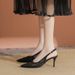 763-2 European Station 2024 New Spring Lace Hollow Mesh Pointed Toe High Heels Women Thin Heel Sexy Sandals_vogvips.com