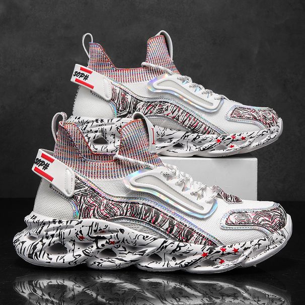 Men's Big Size Lightweight Running Shoes With Cushioning, Breathable Mesh & EVA Sole, Comfortable Dad Sneakers For Teens & Adults_vogvips.com