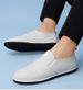 Men's Shoes Leather Thick-soled Soft-soled Casual Shoes Round Head Foot Cover Men's Casual Leather Shoes_vogvips.com