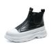 European Warm Series Men's Sports Casual Thick-Soled Height-Increasing High-Top Trendy Slip-On Wenzhou Shoes Martin Boots_vogvips.com