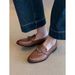 Lan Cabinet Edition ~ Vintage Lock Design Versatile Slip-On Lazy Loafers Horsebit Flat Leather Single Shoes_vogvips.com