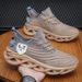 Leading The Trend Men's Running Sports Shoes Breathable Mesh Walking Shoes For Summer Comfortable All Day Outdoor Exercise Shoes_vogvips.com